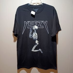 Kanye West Yeezy Black Graphic Tee Shirt Yeezus Top